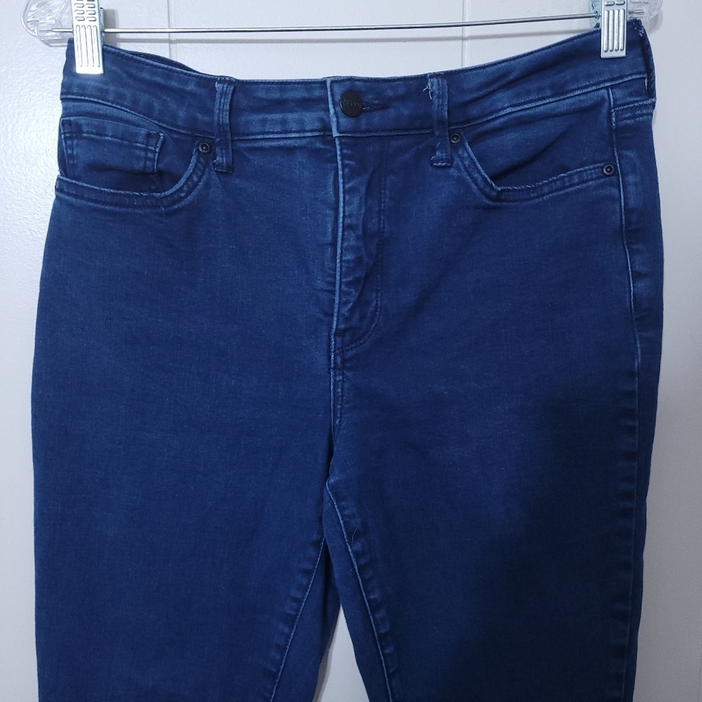NYDJ Lift Tuck Slim Bootcut Stretch Denim Women's Jeans Size 8P - Picture 2 of 10